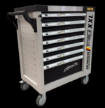 Servante d’atelier 7 tiroirs 6 outillés MunichTools Grey Line – Armoire latérale