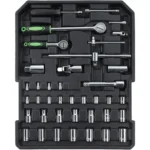 Caisse à outils 899 pièces avec Poignée pliante et télescopique – Image 12